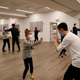 Members of the Public Safety Patrol, a volunteer anti-hate crime group, take part in a self-defense class at the Flushing neighborhood of Queens on April 25, 2021 in New York.
